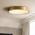 Load image into Gallery viewer, Geometric Alabaster Recessed Ceiling Light
