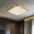 Load image into Gallery viewer, Geometric Alabaster Recessed Ceiling Light
