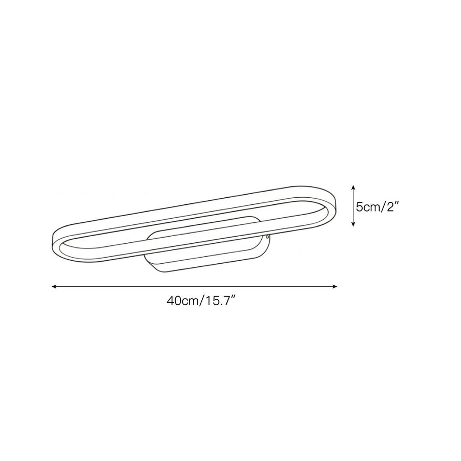 Gianni LED Wall Lamp – detail 3 — Dimension drawings 1