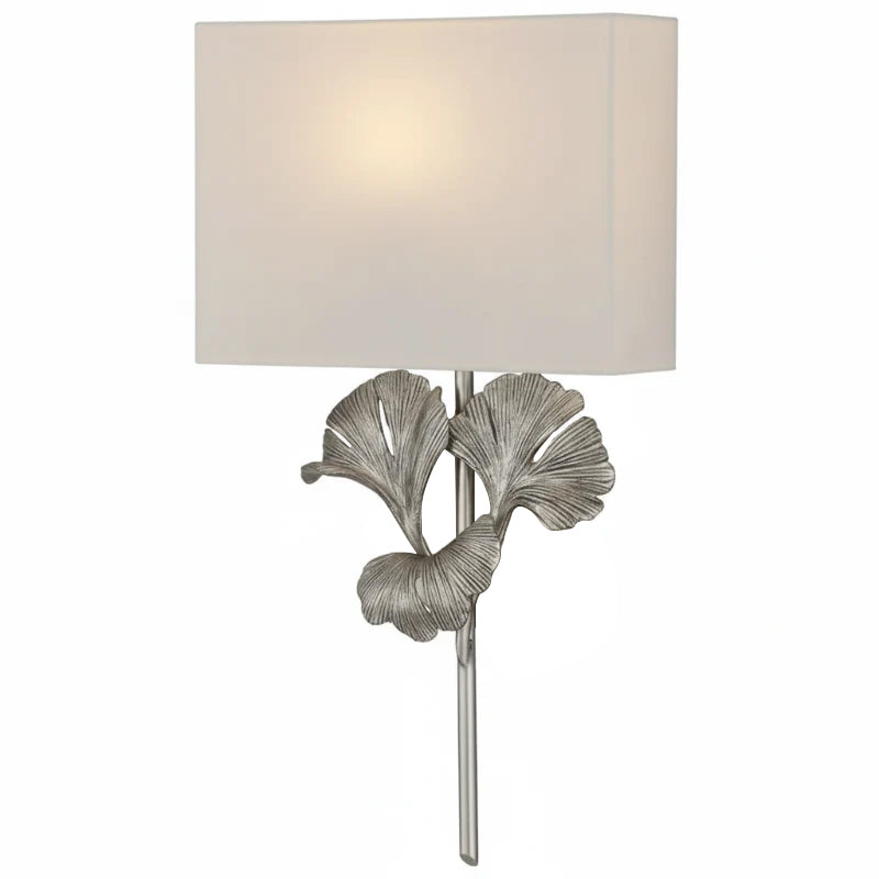 Textured Leaf Wall Lamp