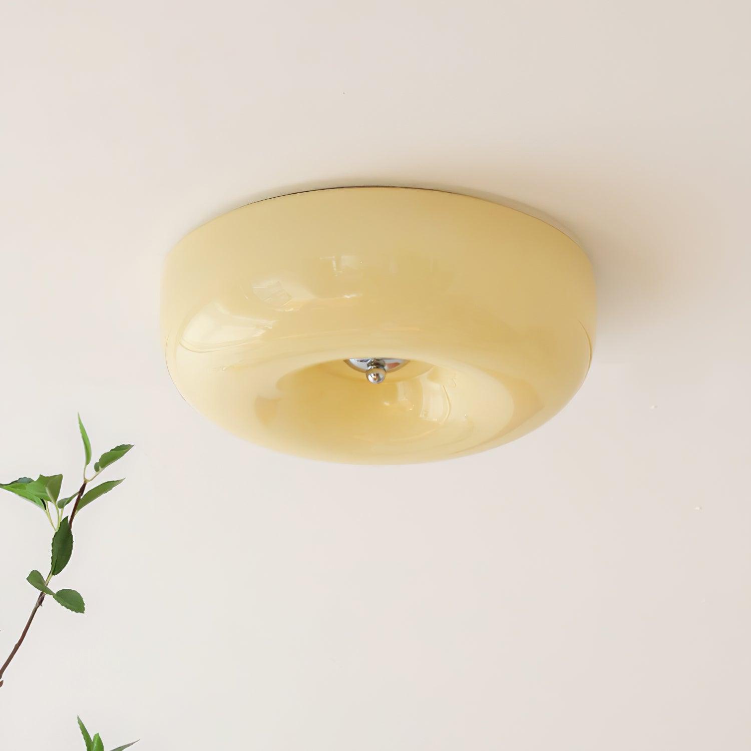 Glass Button Ceiling Lamp