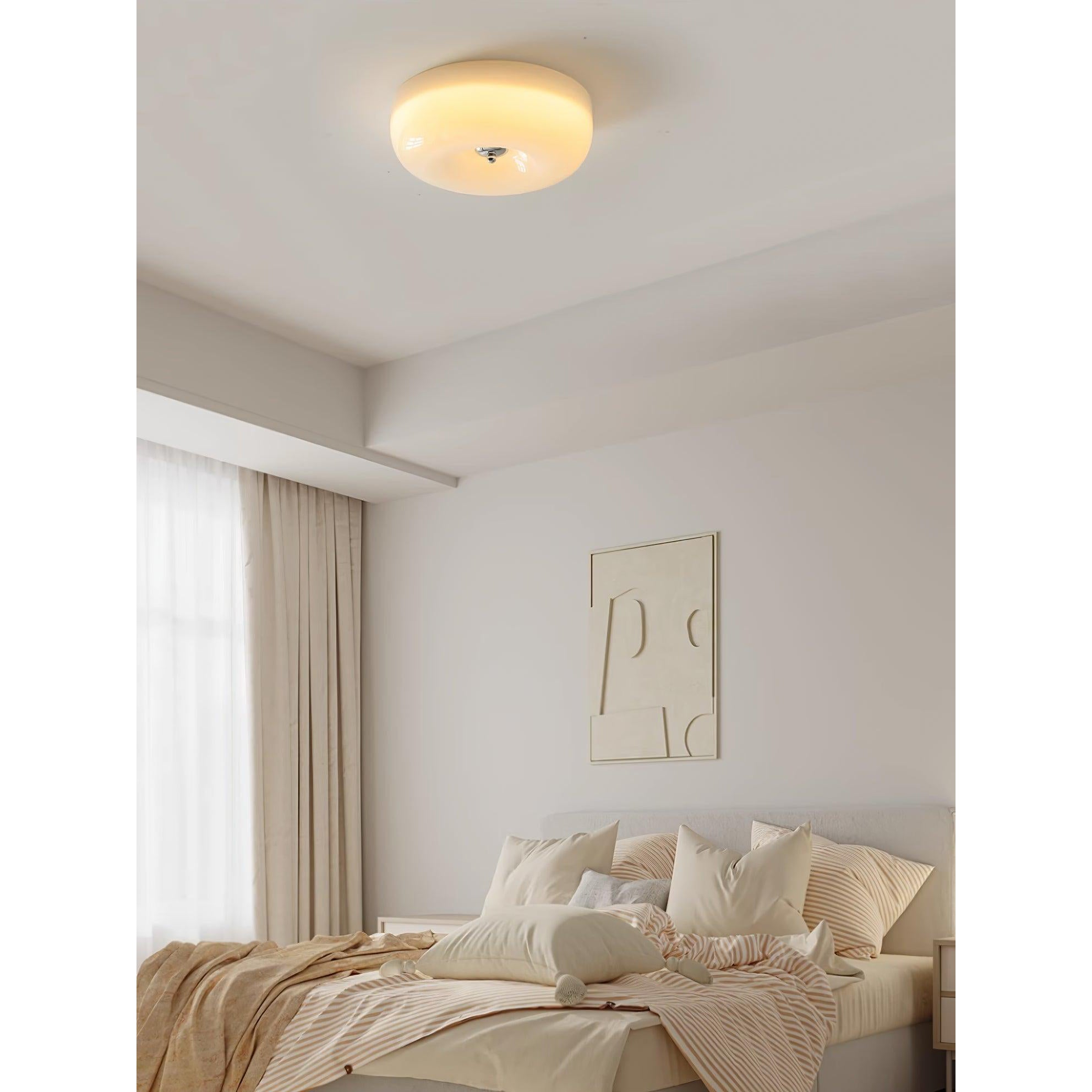 Glass Button Ceiling Lamp