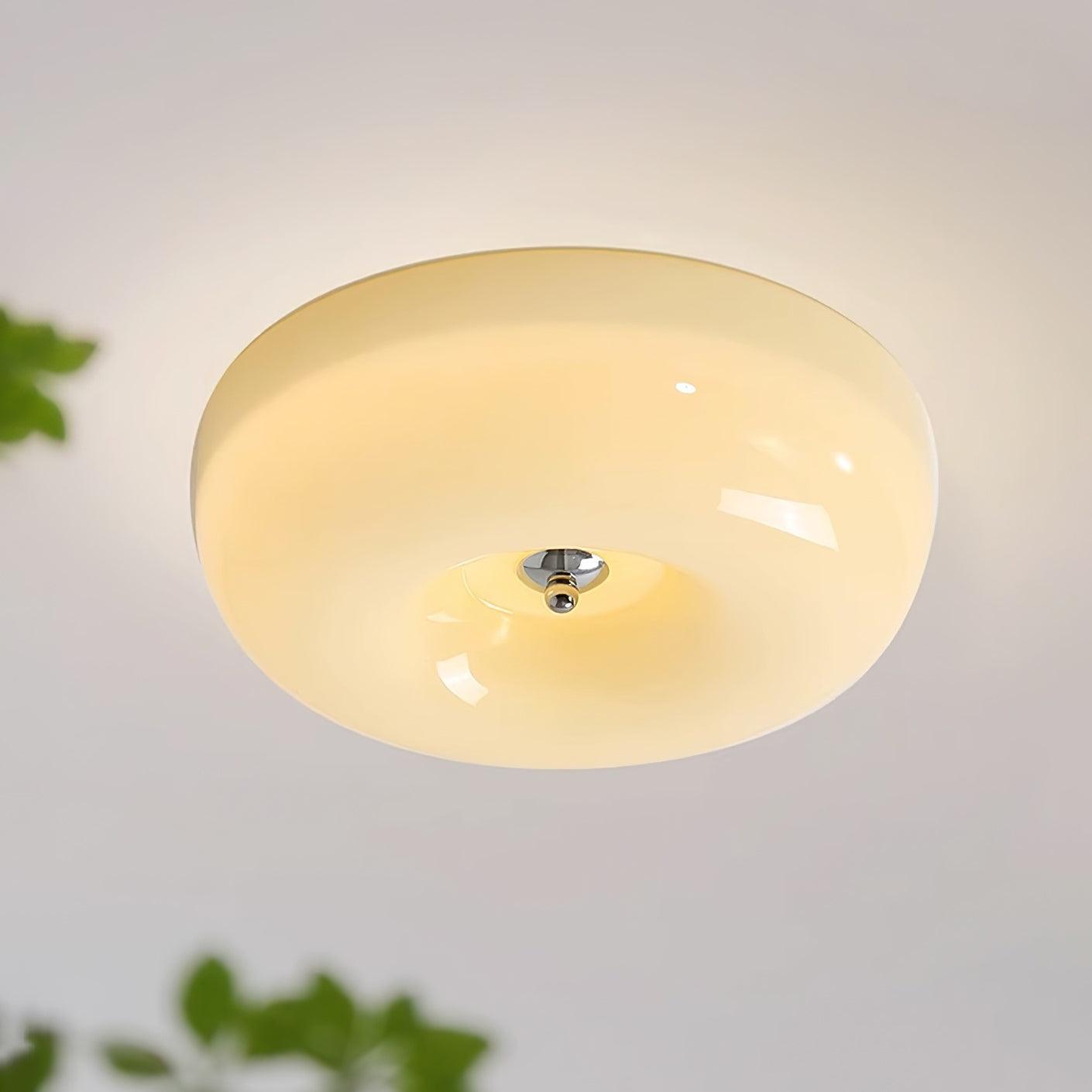 Glass Button Ceiling Lamp