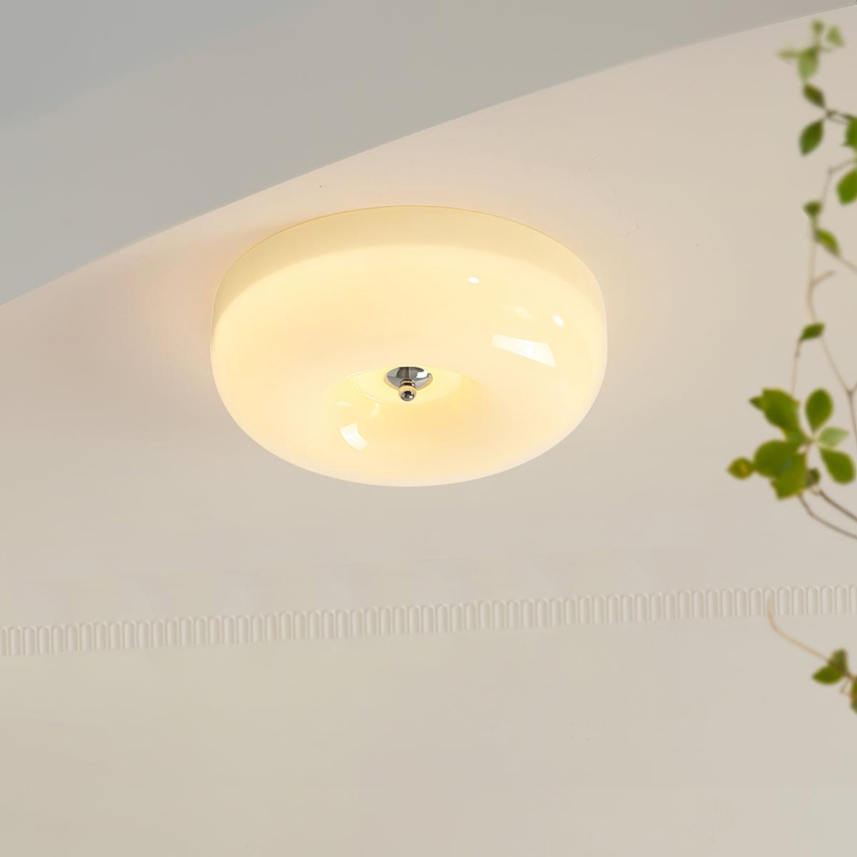 Glass Button Ceiling Lamp