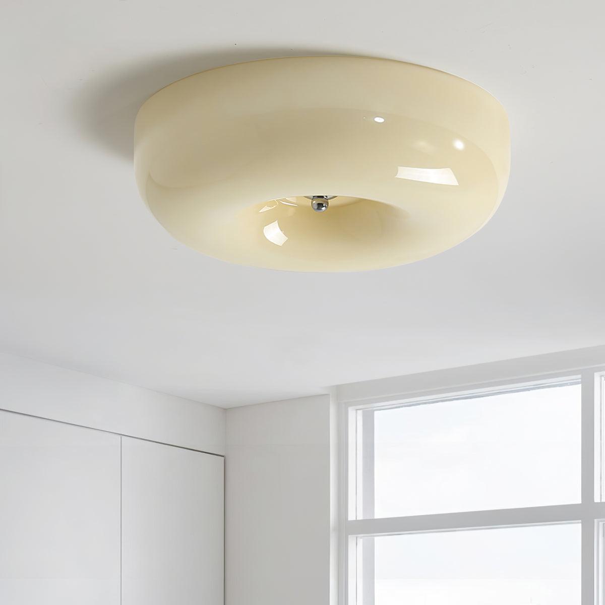 Glass Button Ceiling Lamp