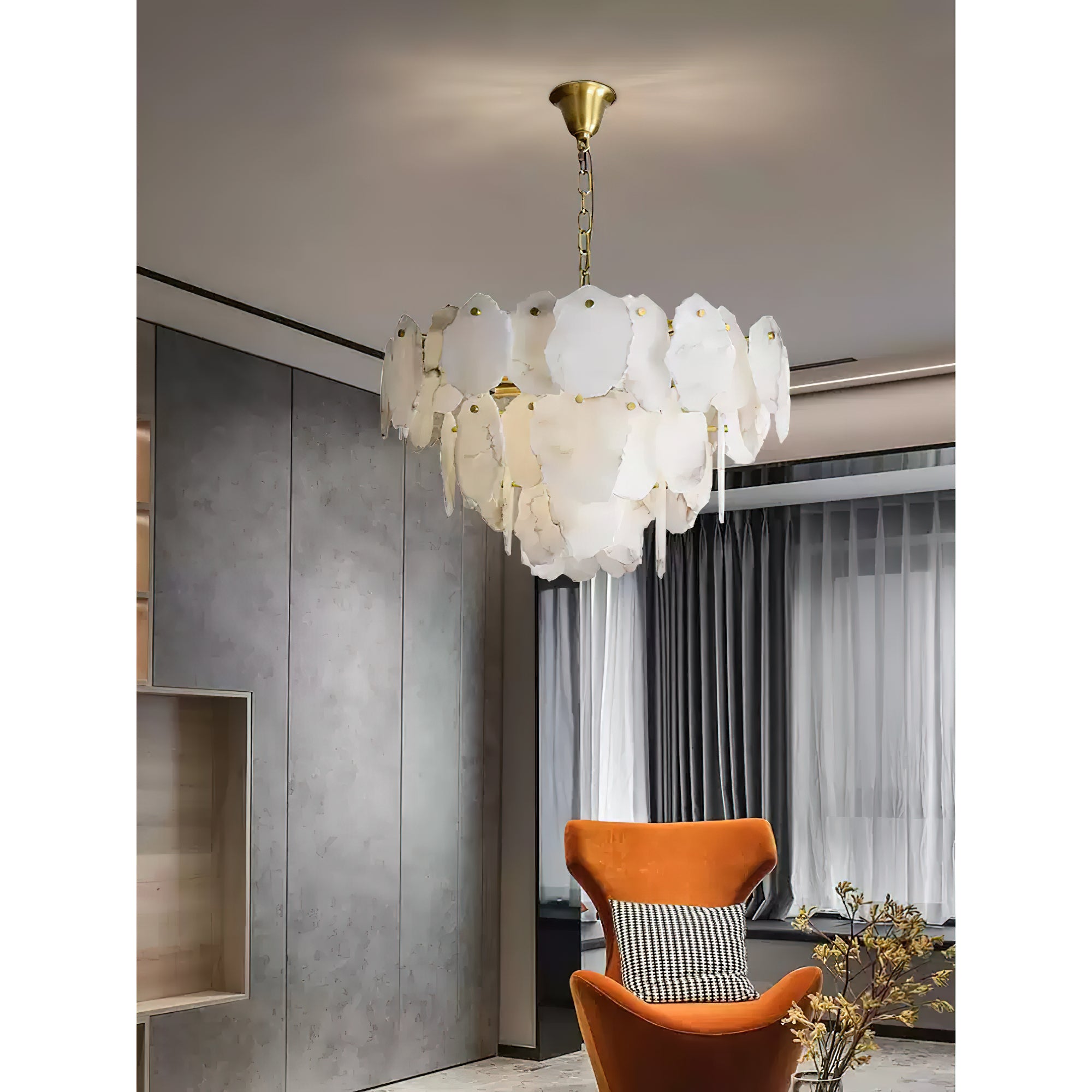 Gloire Alabaster Chandelier