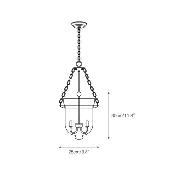 Golva Pendant Light – detail 3 — Dimension drawings 1