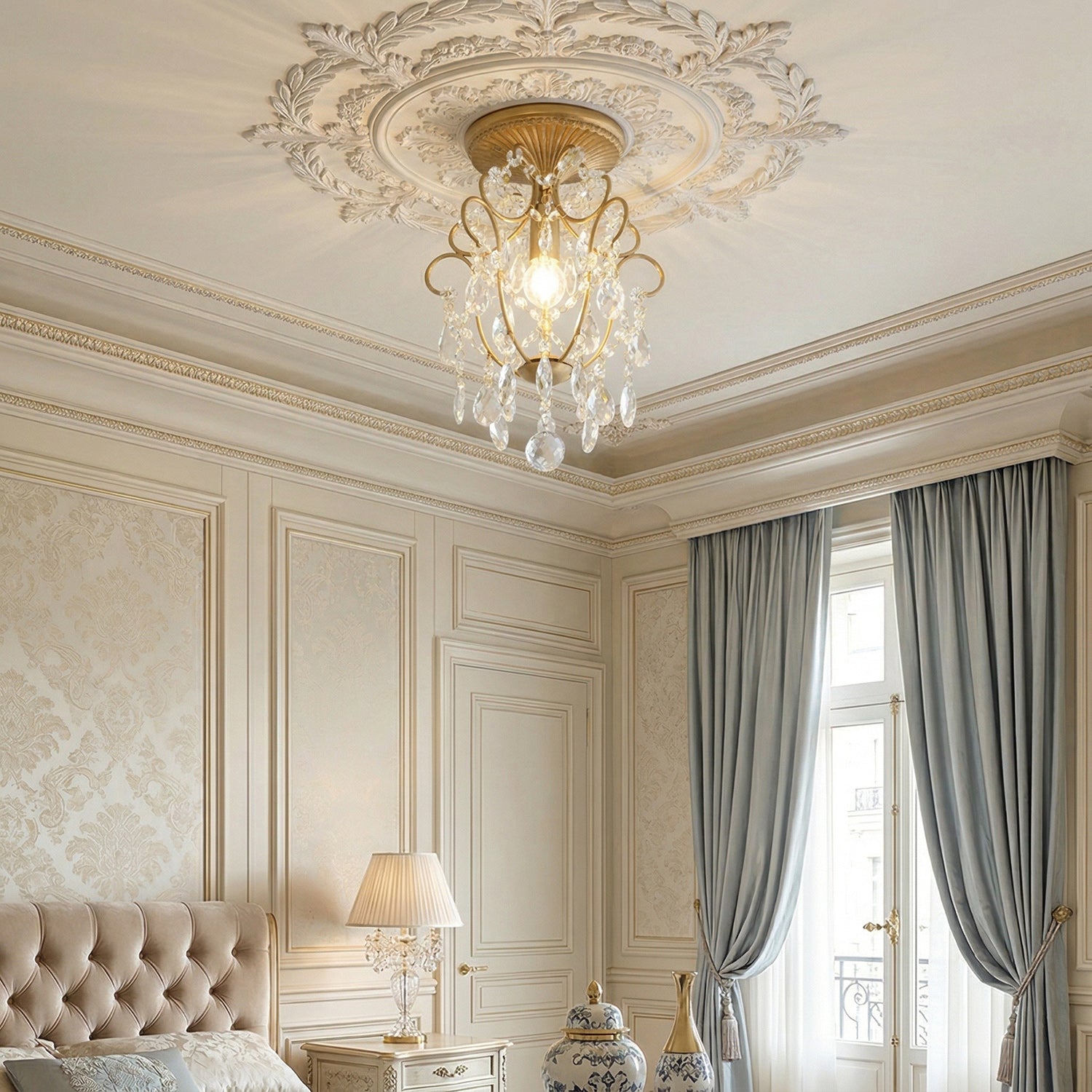 Gossly Ctystal Ceiling Lamp