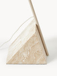 Charger l'image dans la visionneuse de la galerie, Grande Travertine Floor Lamp
