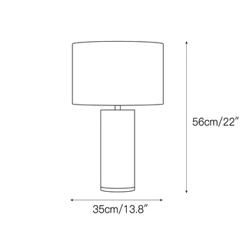 Gravity Table Lamp – detail 3 — Dimension drawings 1