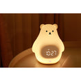 Load image into Gallery viewer, Great White Bear Alarm Clock Night Light (built-in battery)
