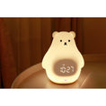 Load image into Gallery viewer, Great White Bear Alarm Clock Night Light (built-in battery)
