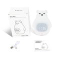 Load image into Gallery viewer, Great White Bear Alarm Clock Night Light (built-in battery)
