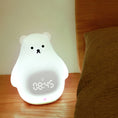 Load image into Gallery viewer, Great White Bear Alarm Clock Night Light (built-in battery)
