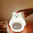 Load image into Gallery viewer, Great White Bear Alarm Clock Night Light (built-in battery)
