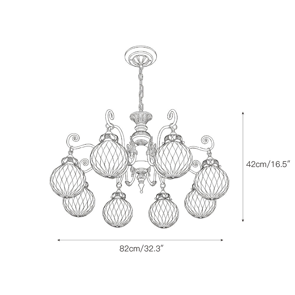 Greenwich Classical Brass Chandelier
