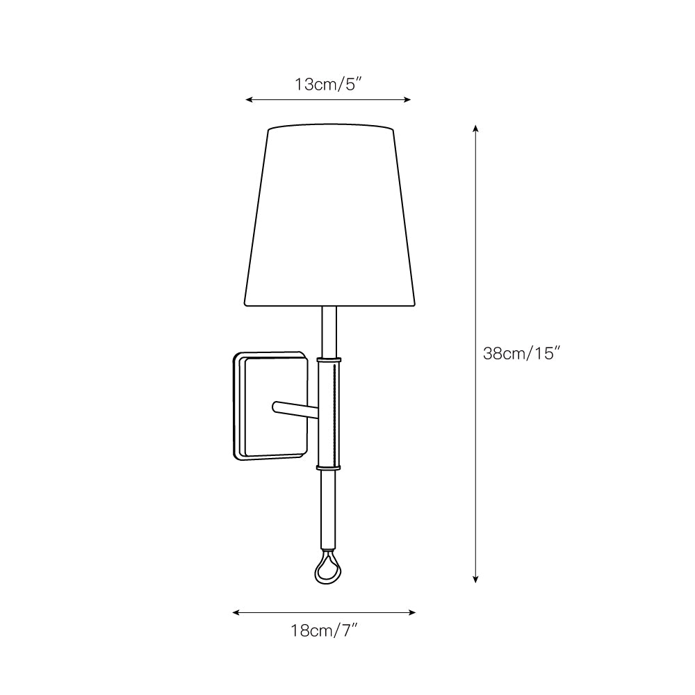 Griffin Staggered Tail Sconce