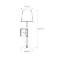 Load image into Gallery viewer, Griffin Staggered Tail Sconce
