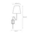 Load image into Gallery viewer, Griffin Staggered Tail Sconce
