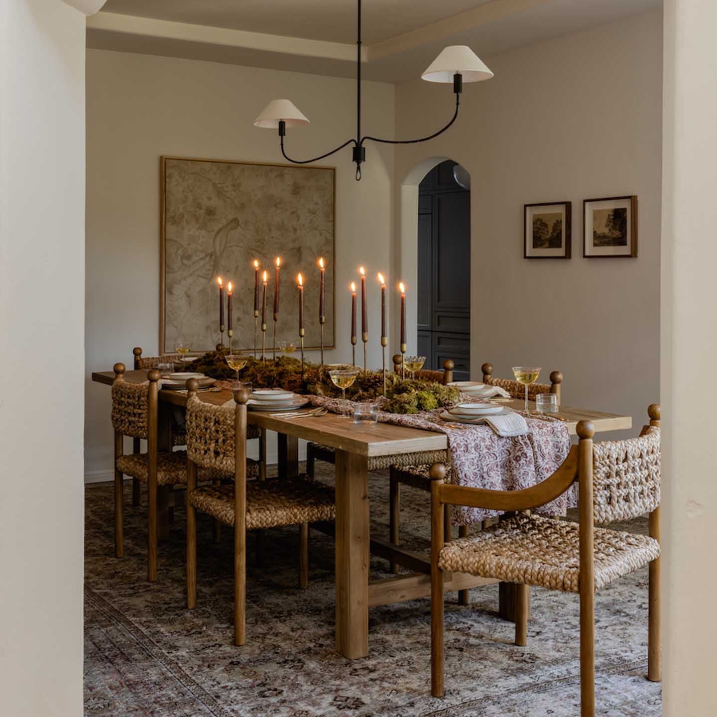 Griffin Staggered Tail Pendant Lamp