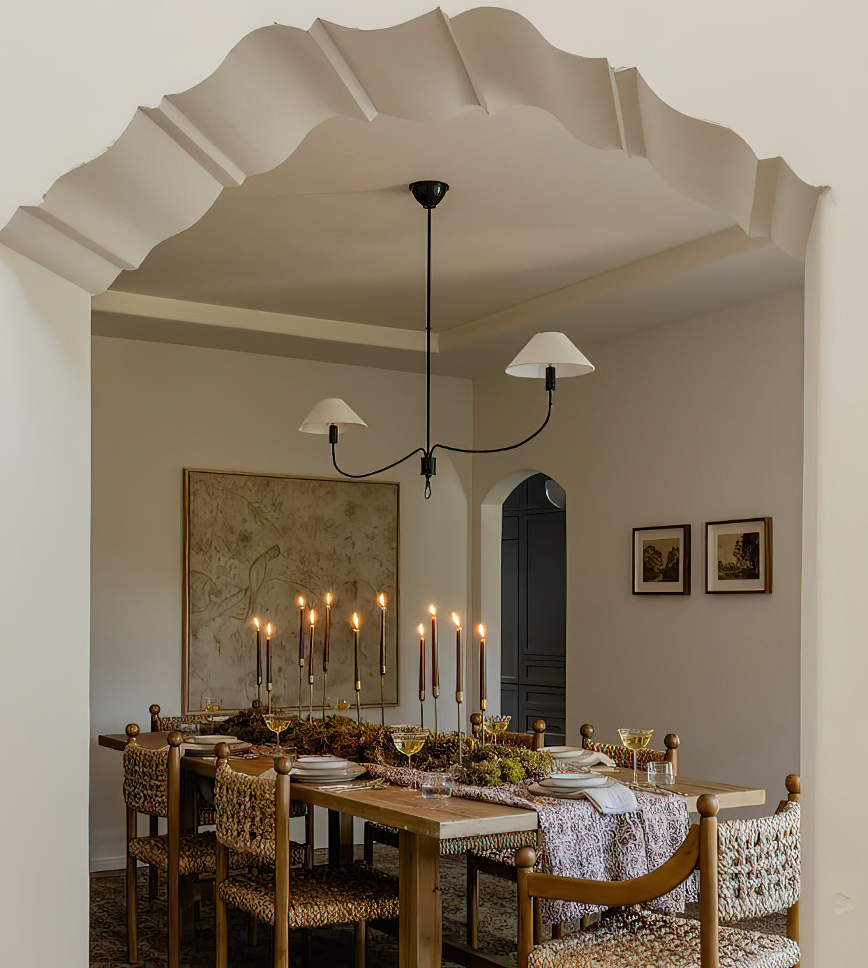 Griffin Staggered Tail Pendant Lamp