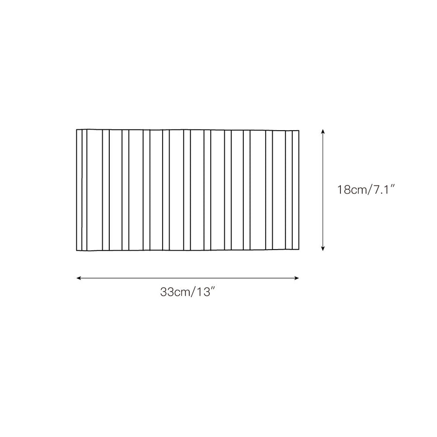 Grille Travertine wall lamp – detail 3 — Dimension drawings 1