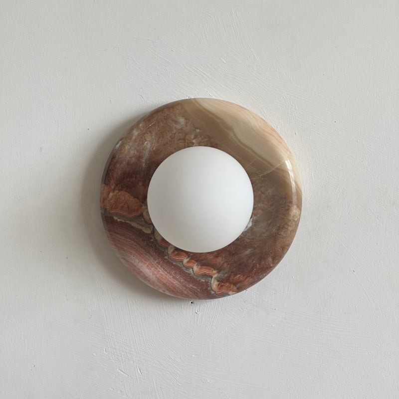 Orli Cyan Onyx Sconce