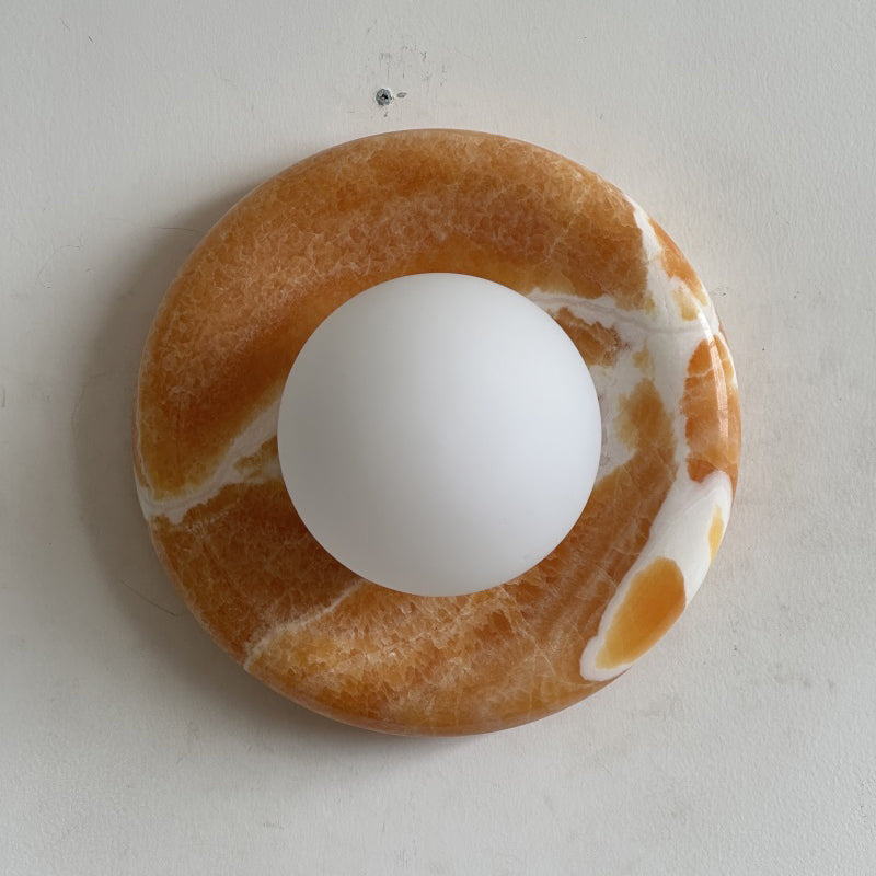 Orli Yellow Jade Sconce