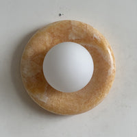 Orli Yellow Onyx Sconce – detail 2