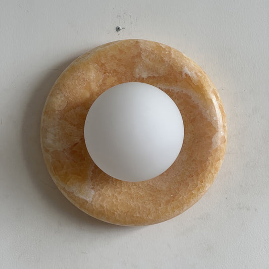 Orli Yellow Onyx Sconce