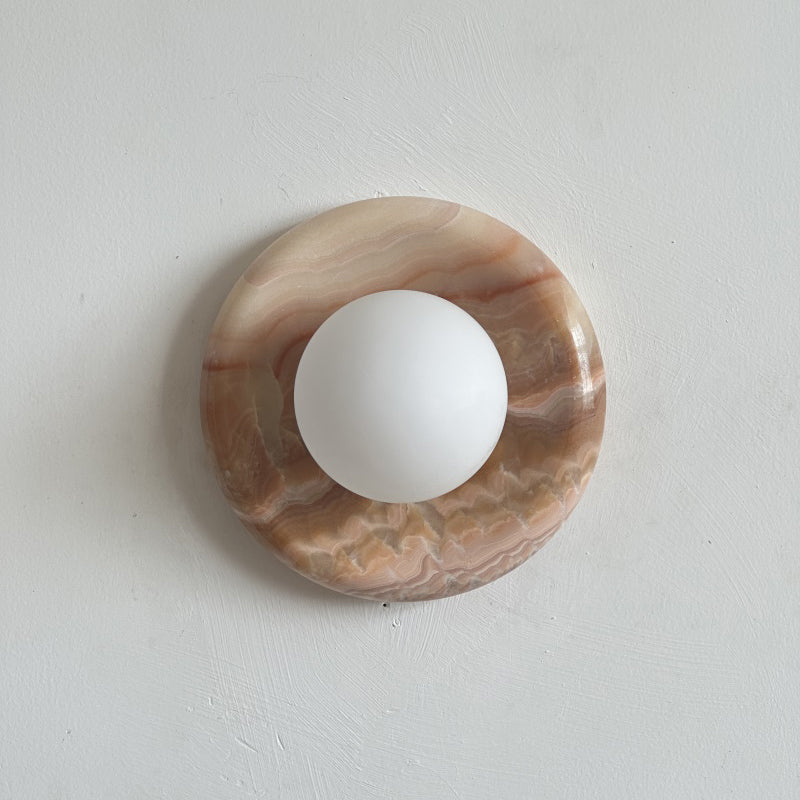 Orli Cyan Onyx Sconce