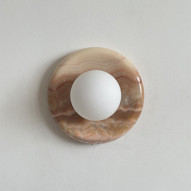 Orli Cyan Onyx Sconce
