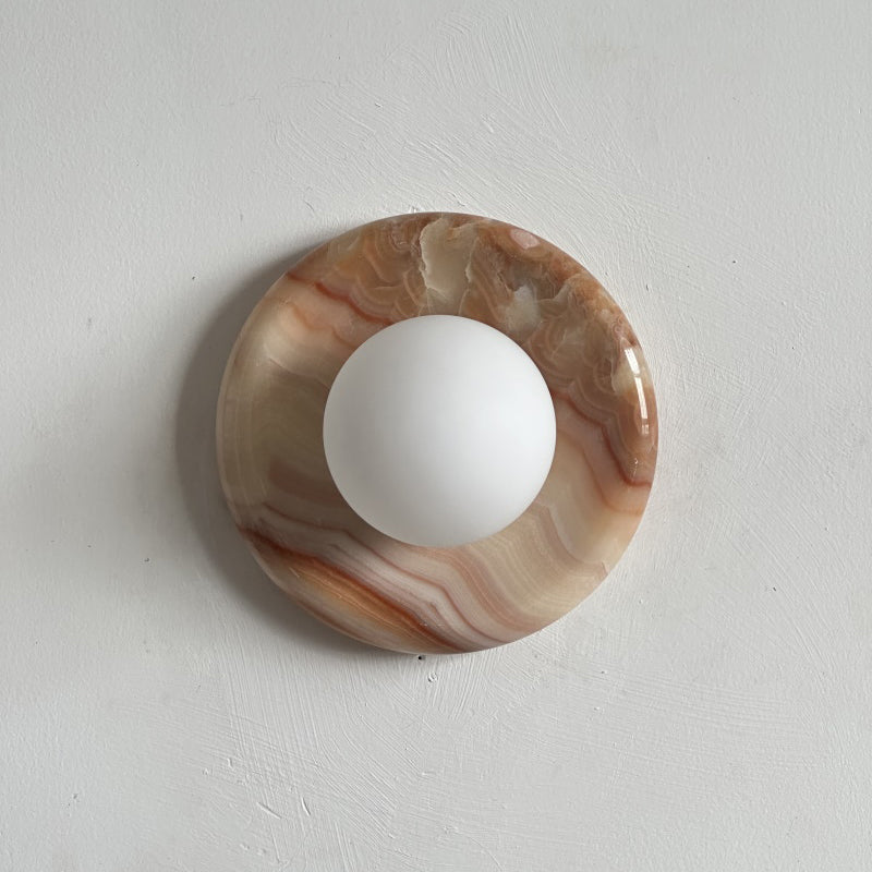 Orli Cyan Onyx Sconce