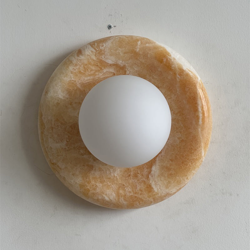 Orli Yellow Jade Sconce