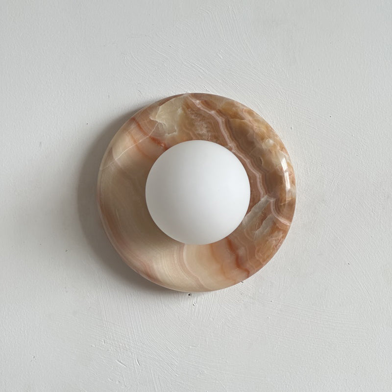 Orli Cyan Onyx Sconce