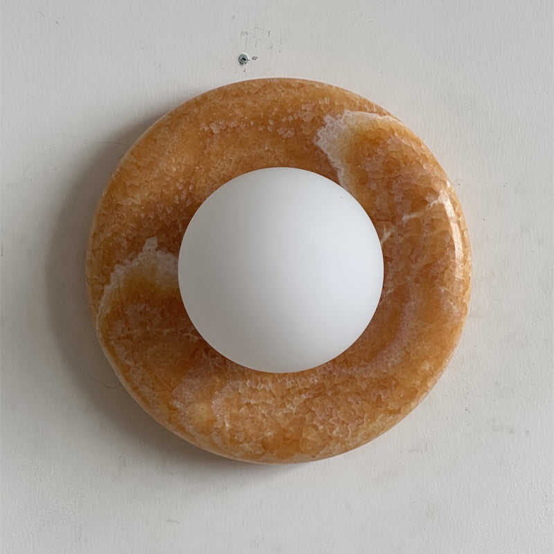 Orli Yellow Jade Sconce