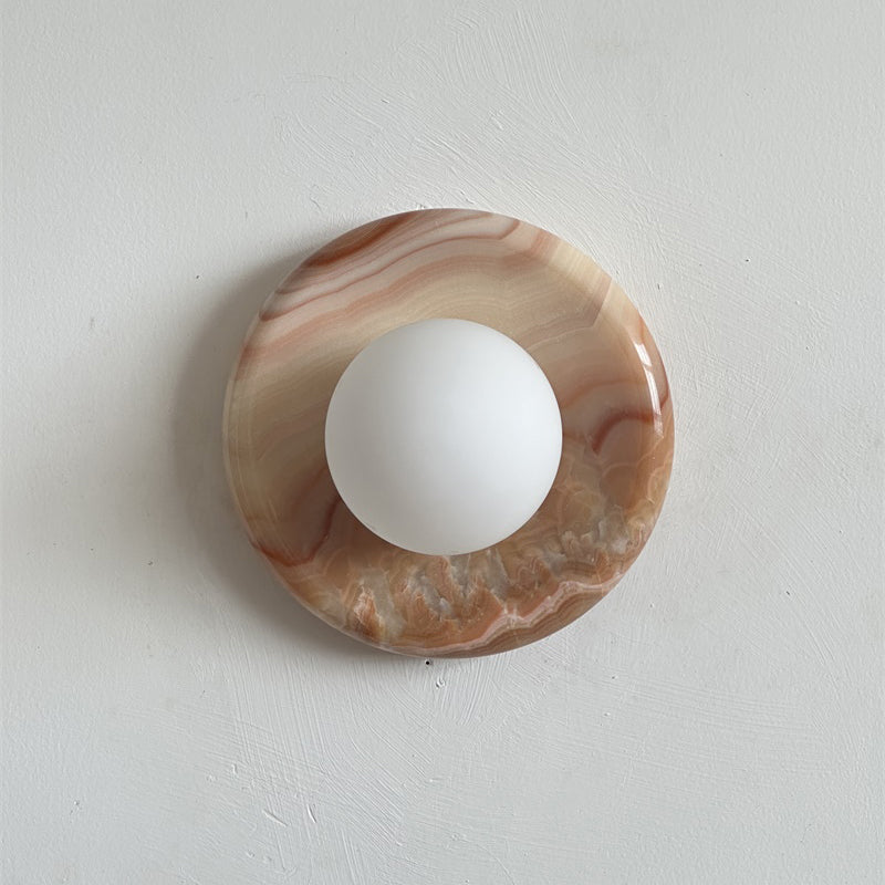 Orli Cyan Onyx Sconce