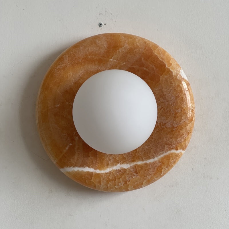 Orli Yellow Onyx Sconce