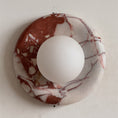 Load image into Gallery viewer, Orli Red Marble Sconce
