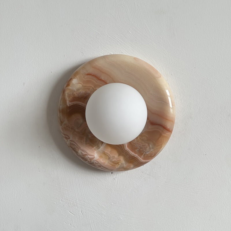 Orli Cyan Onyx Sconce