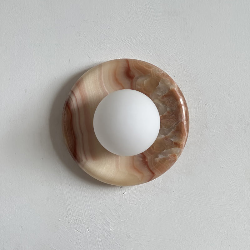 Orli Cyan Onyx Sconce
