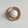 Load image into Gallery viewer, Orli Cyan Onyx Sconce
