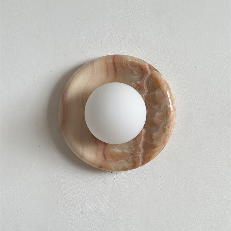Orli Cyan Onyx Sconce
