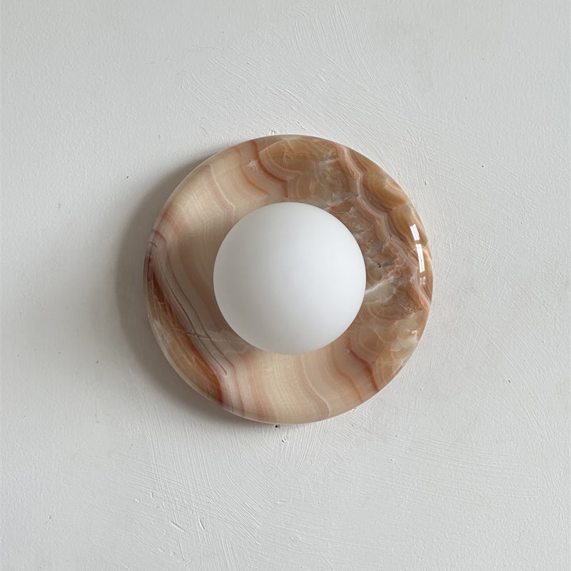 Orli Cyan Onyx Sconce