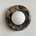 Load image into Gallery viewer, Orli Black Marble Sconce
