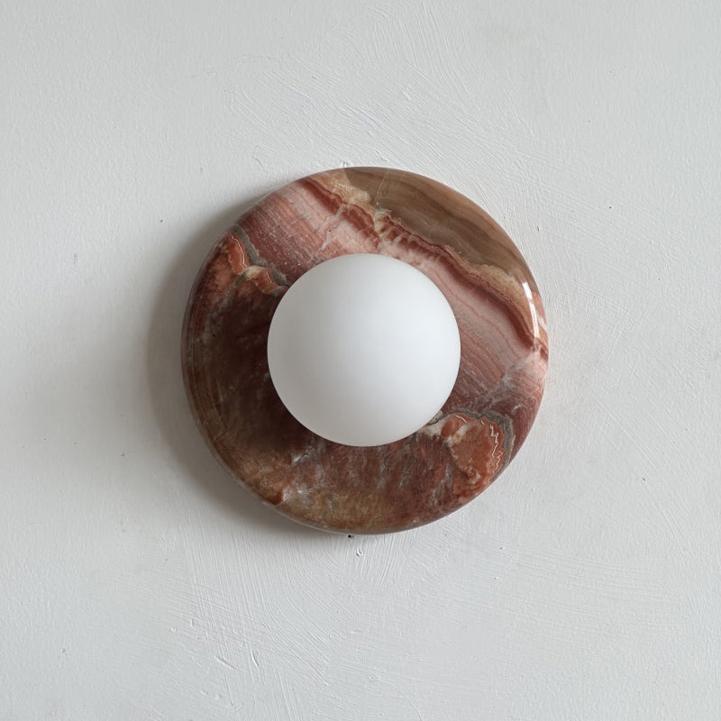 Orli Cyan Onyx Sconce