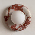 Load image into Gallery viewer, Orli Red Marble Sconce
