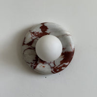 Orli Red Marble Sconce – detail 37