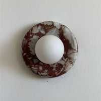 Orli Red Marble Sconce – detail 32