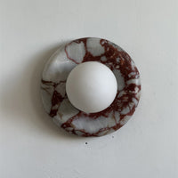 Orli Red Marble Sconce – detail 31